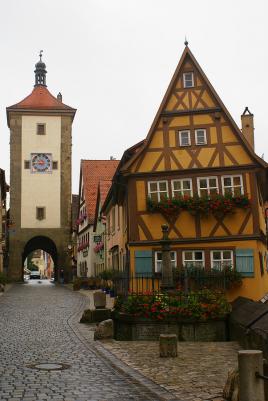 Stara lesena mesteca - Rothenburg ob der Tauber