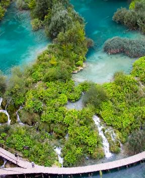 Čudoviti narodni park Plitvice